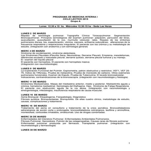 Programa med int 1 2015 - Fundación Barcelo
