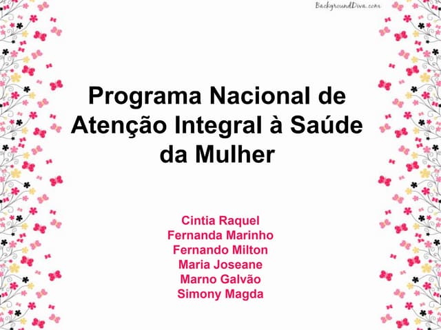 Programa nacional de atenção integr...