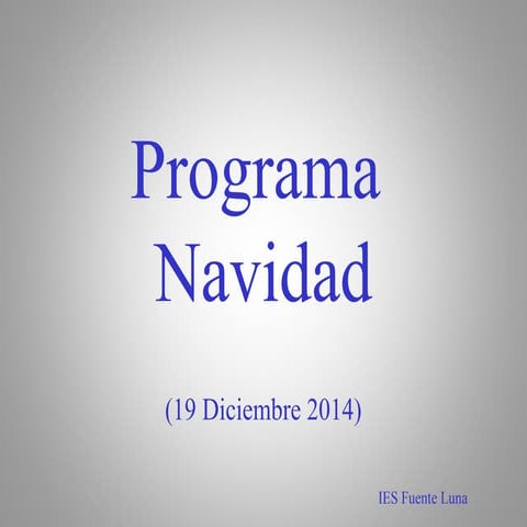 Programanavidad