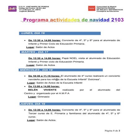 Programa navidad 2013_Pereda_Leganés