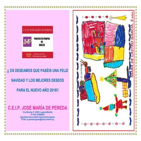 Programa navidad 2017. Pereda_Leganés