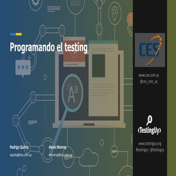 Campus Party 2019 - Programando el testing 