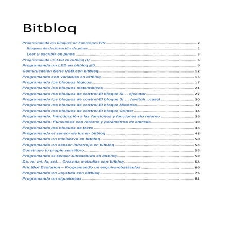 Programando en bitbloq