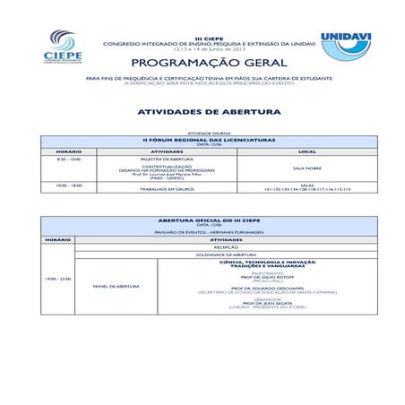 Programação geral-iii-ciepe