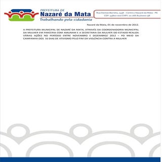 Programação 16 dias de ativismos e ...