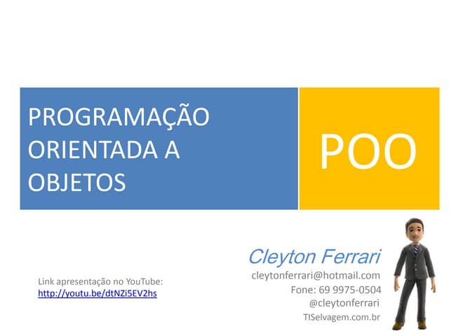 Programação orientada a objetos