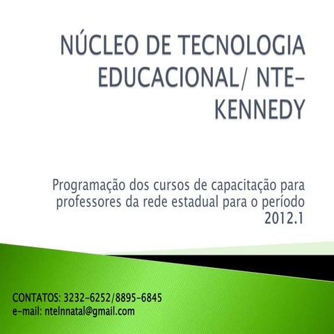 Curso: Elaboração de Projetos