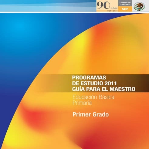 Programa primer grado primaria | PDF