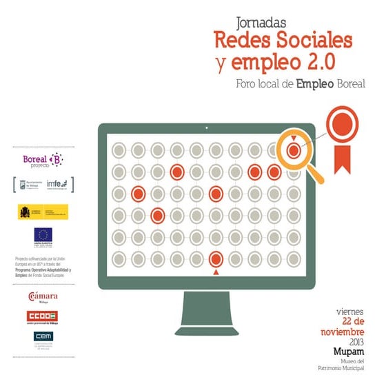 Programa Jornadas redes sociales y Empleo de Malaga