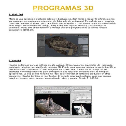 Programas 3d
