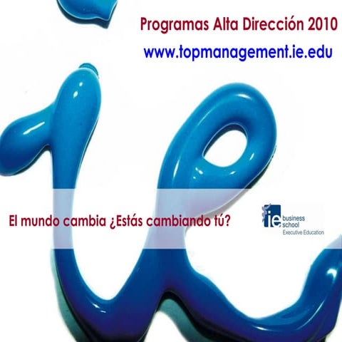 Programas Alta Dirección 2010