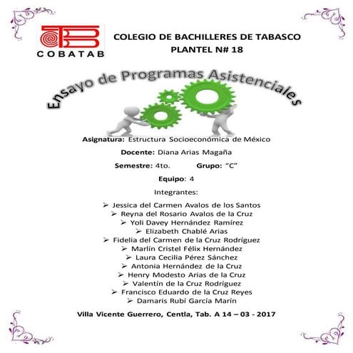 Programas asistenciales