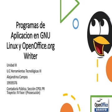 Programas de Aplicacion en GNU y OpenOffice.pptx