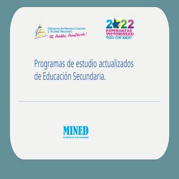 Actualización Integral de Programas de Estudio para Educación ...