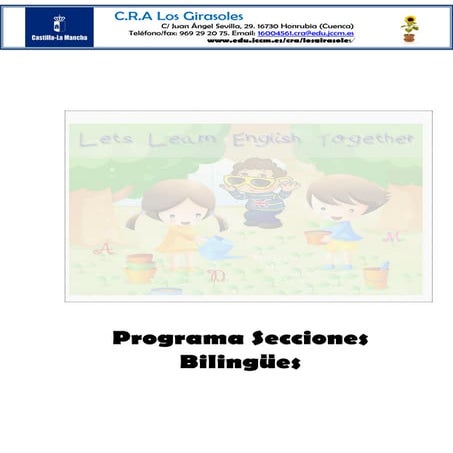 Programa bilingüe curso 2015/16