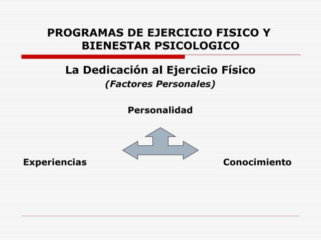 Programas ejercicio fisico y bienes...