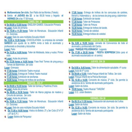 Programa semana cultural 2014_Pereda_Leganés