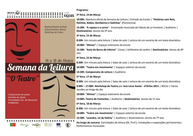 Programa semana da leitura 2011