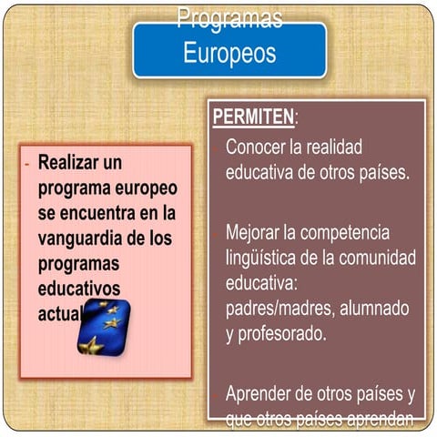 Programas Europeos