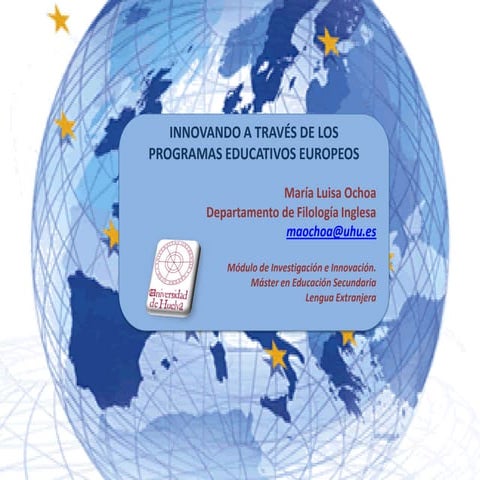 Programas Europeos. Parte I