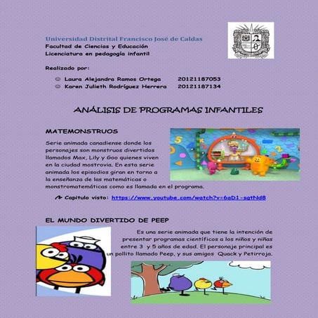Programas infantiles