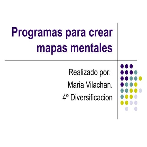 Programas para crear mapas mentales