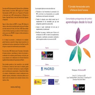 VI Jornadas Internacionales contra ...