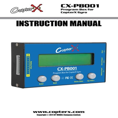 Program box zyx manual | PDF