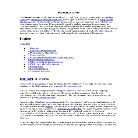 Programcion