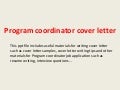 Property manager cover letter