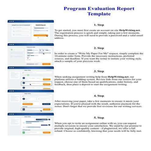 Program Evaluation Report Template | PDF