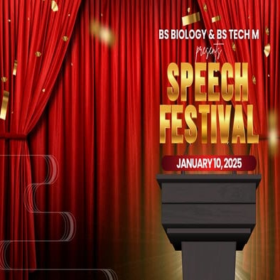 Comprehensive Speech Fest Program for Public Speaking Excellence | PDF
