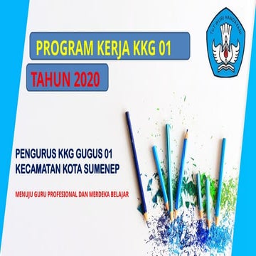 Program kerja gugus 1 | PDF