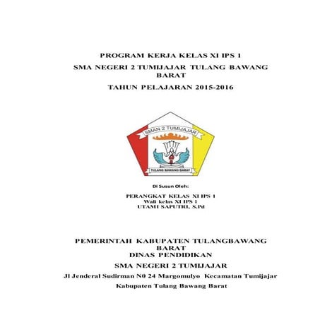 Program kerja kelas ips 1 SMAN 2.docx
