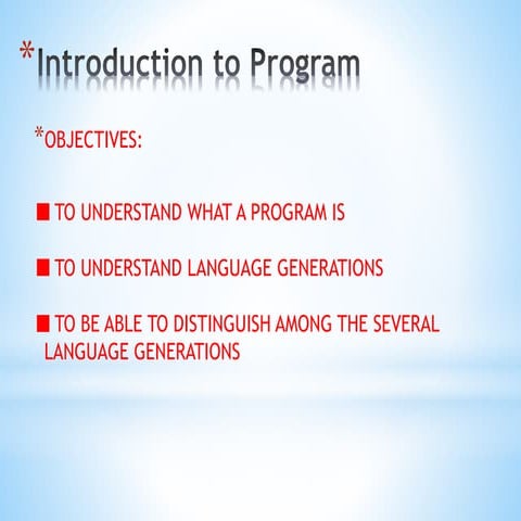 Program & language generation | PPT