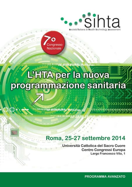 Programma  7° congresso nazionale sihta