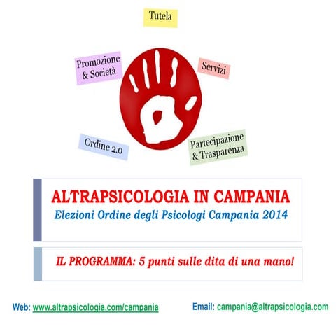 AltraPsicologia in Campania - Programma 2014