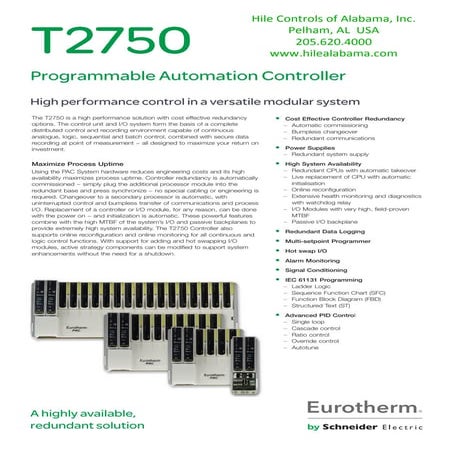 Programmable Automation Controller T2750