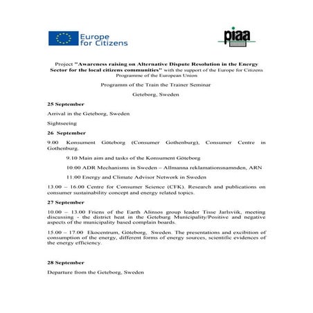 Programma gateborga zviedrija