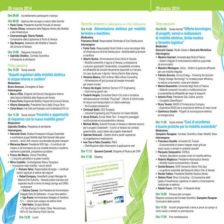 Green Mobility Show | 28 - 29 Marzo 2014, Venezia Terminal 103