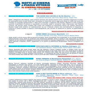 Programma Notti di Cinema a Piazza ...