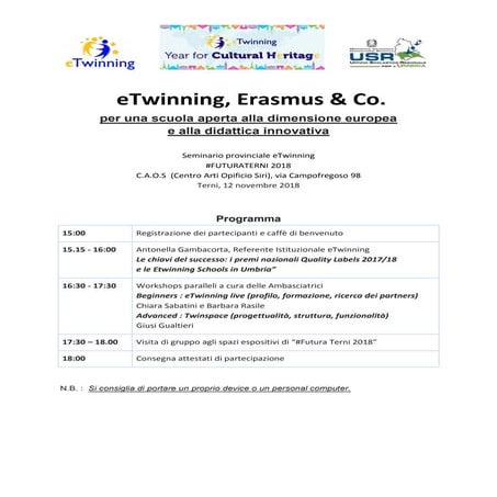 Programma seminario e_twinning_terni_2018