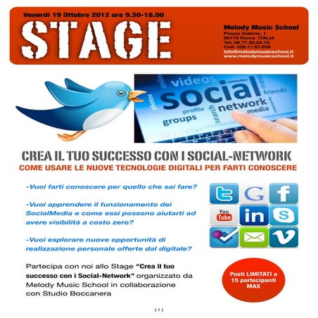 Programma Stage Melody