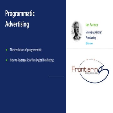 Programmatic Advertising for Beginners | PDF