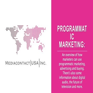 Programmatic Marketing Part 3 of 3