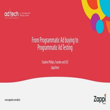From Programmatic Buying to Programmatic Testing