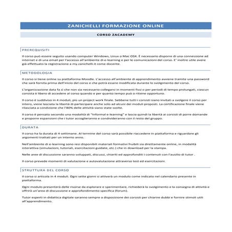 Programma zfo moodle