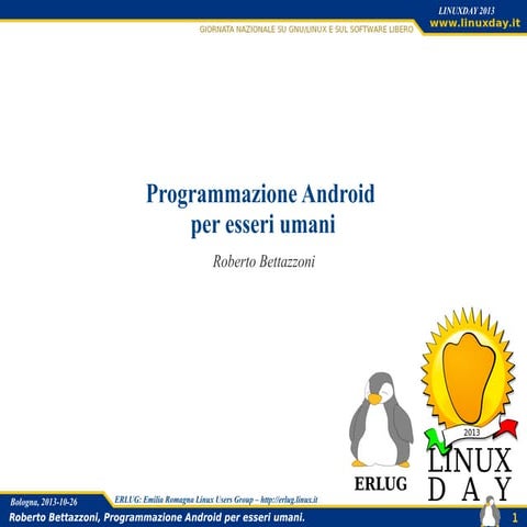 Programmazione android per esseri umani