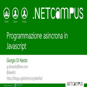 Programmazione asincrona in java script
