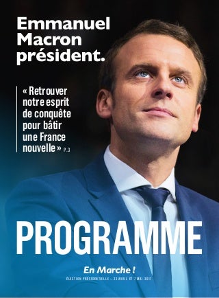 Programme d'Emmanuel Macron